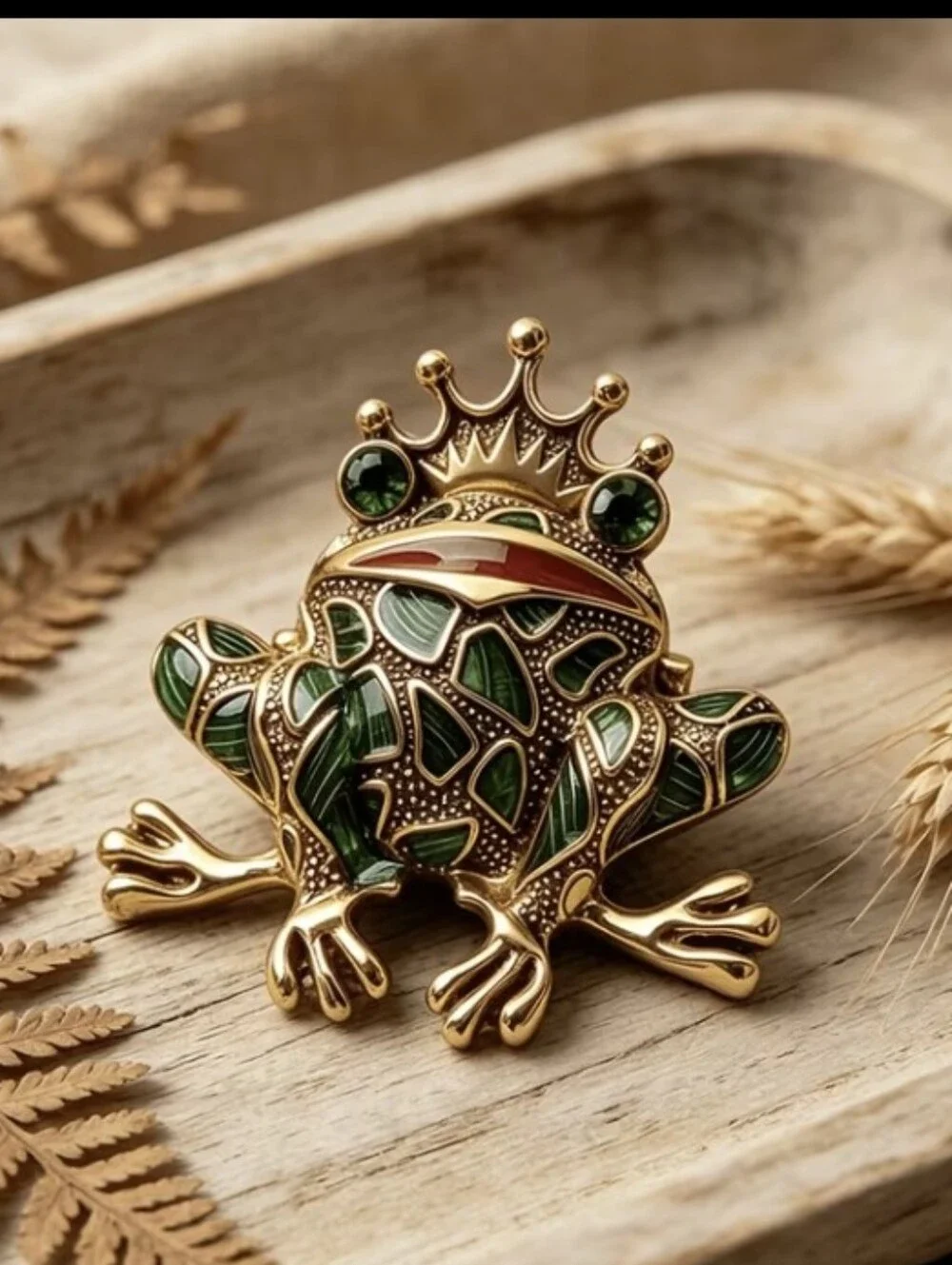 Frog Prince Brooch NEW